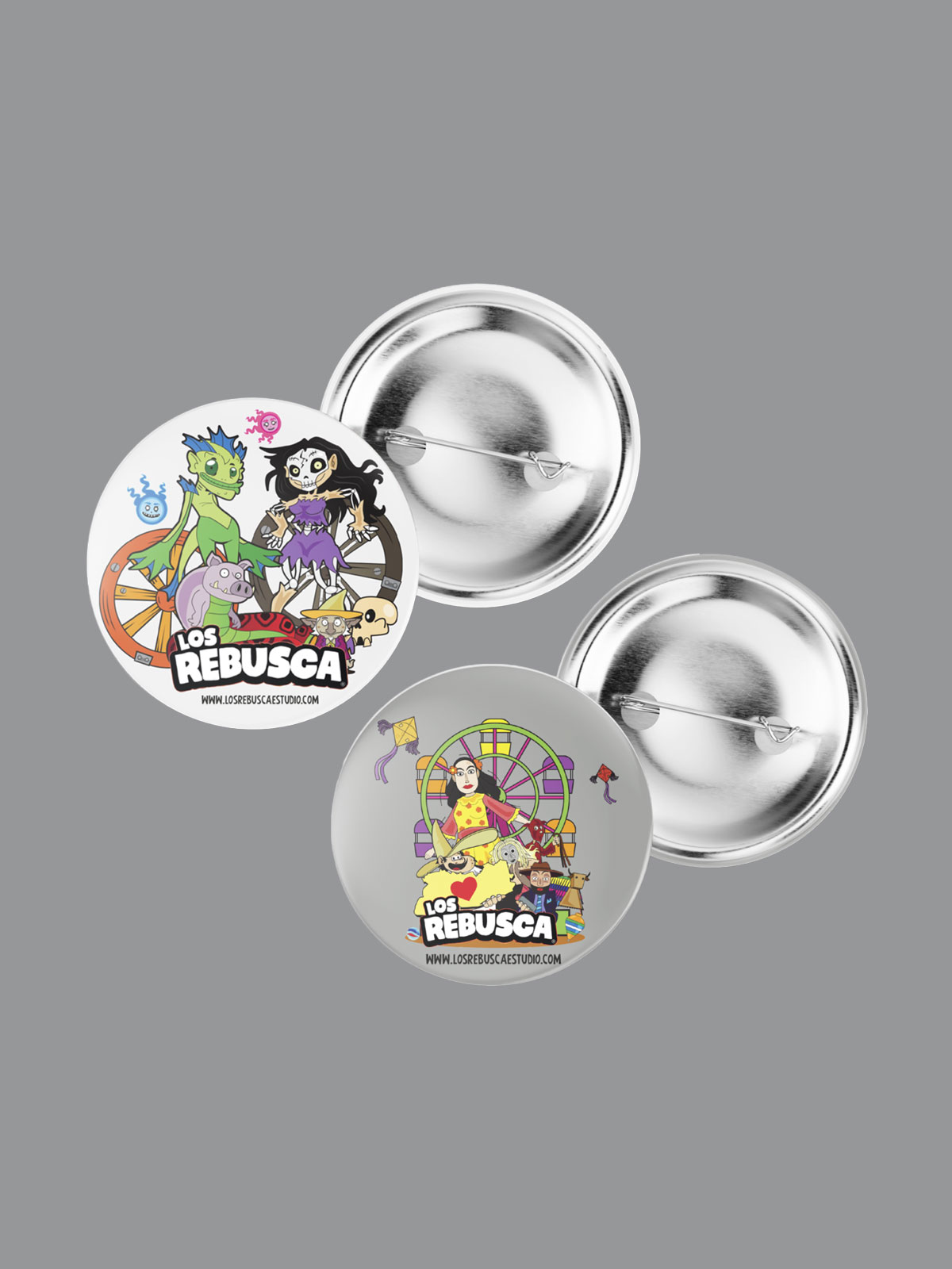 Set de Pines Rebuscados – Edición Coleccionista (2 piezas)