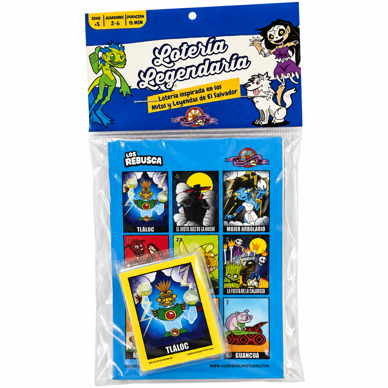 Lotería Legendaria Mini – Mitos y Leyendas de El Salvador